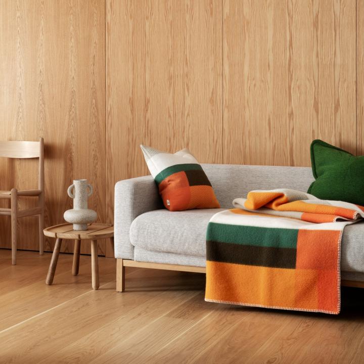 Artikelbild 1 des Artikels “Wolldecke Mikkel, orange “