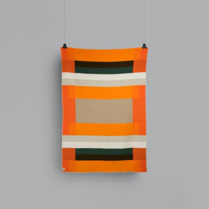 Artikelbild 3 des Artikels “Wolldecke Mikkel, orange “